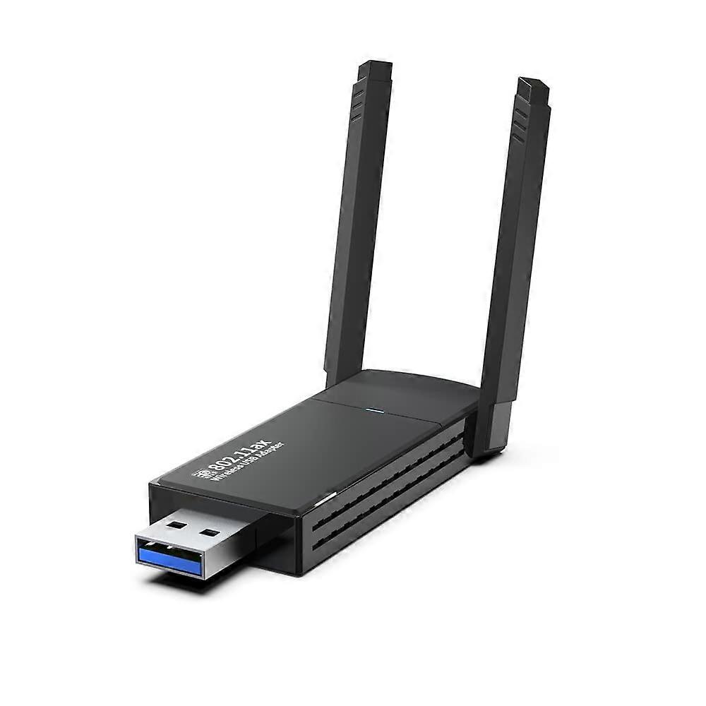 WiFi 6 USB 3.0 Adapter for Desktop PC with Plug and Play Functionality