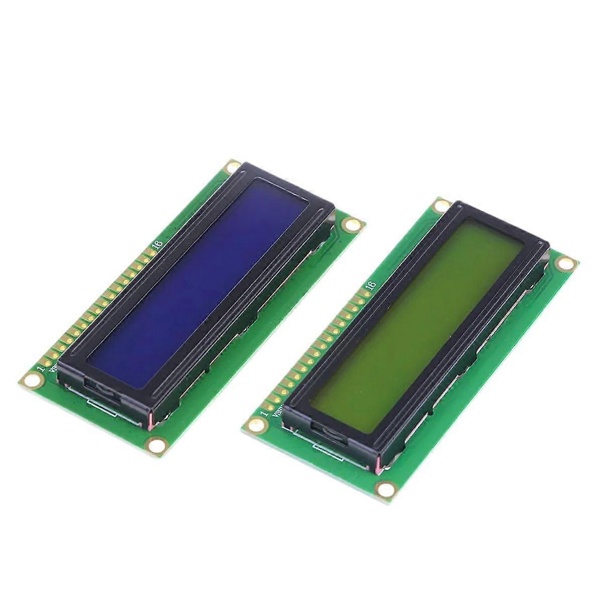 Smart Electronics LCD1602 LCD Monitor 1602 5V Blue Yellow Green Screen White Code DIY Kit New 2025 High Quality