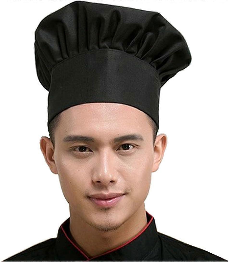 Chef Hat Adult Adjustable Elastic Baker Kitchen Cooking Chef Cap