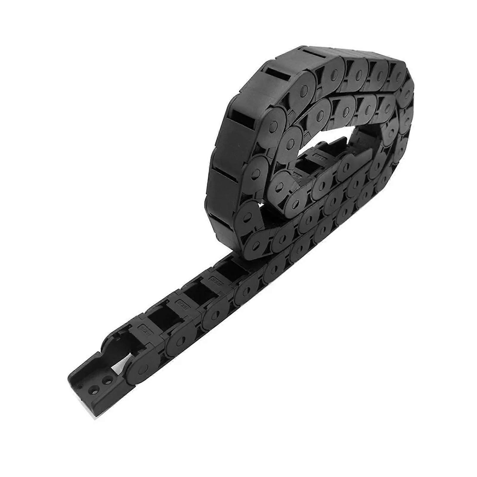 1 Meter 15 Series Drag Chain Wire Carrier Cable for Towline CNC Tools SemiEnclosed Type Interior Opening(R28,15x40 mm)