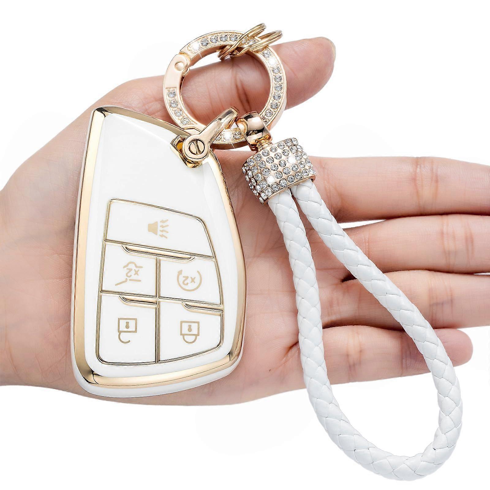 Chevy Silverado Key Fob Cover, Compatible with Chevy Tahoe and Suburban, Durable Material, Black Color, Secure Fit