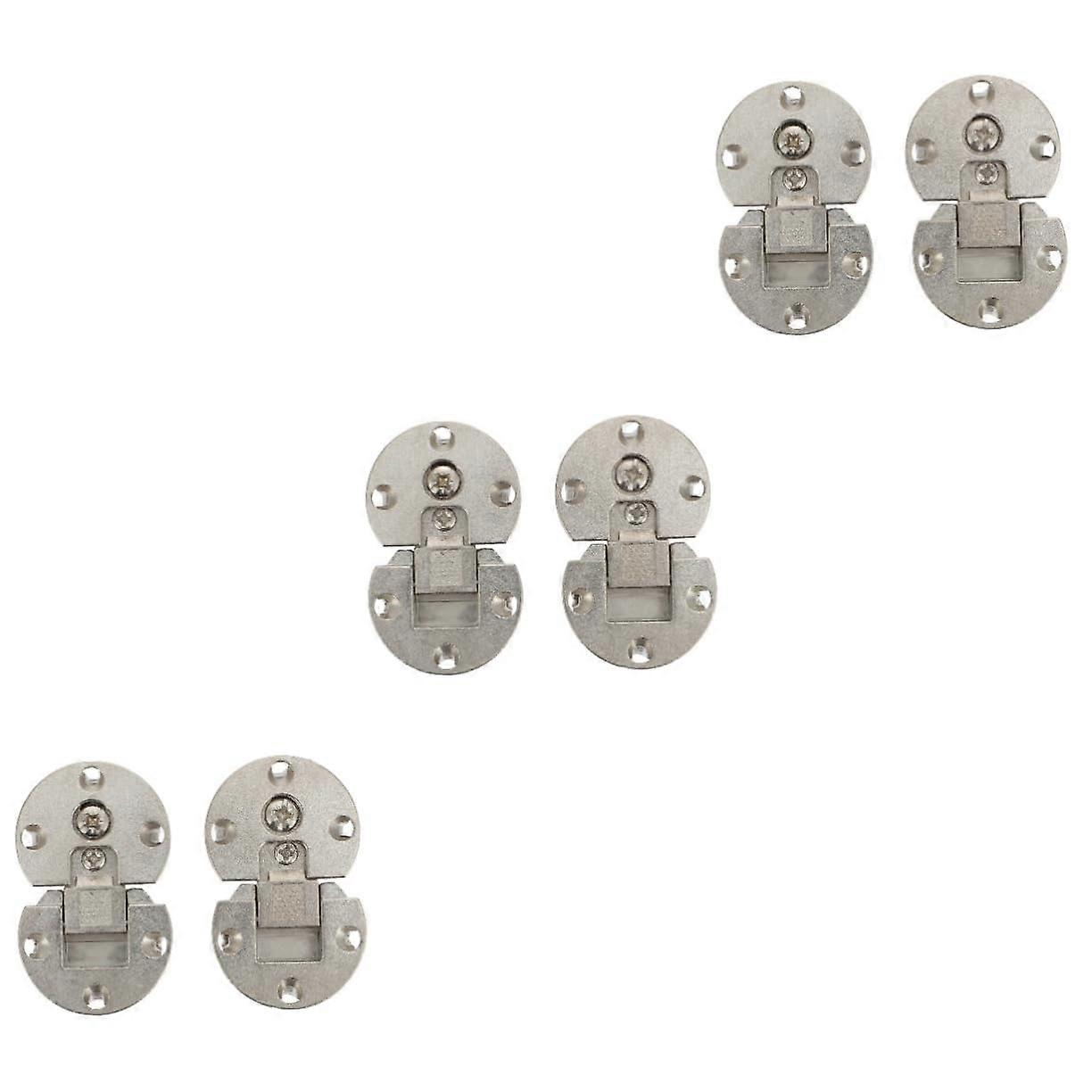 3sets Self Supporting Folding Hinges for Concealed Cabinet Doors Flap Lid Hardware