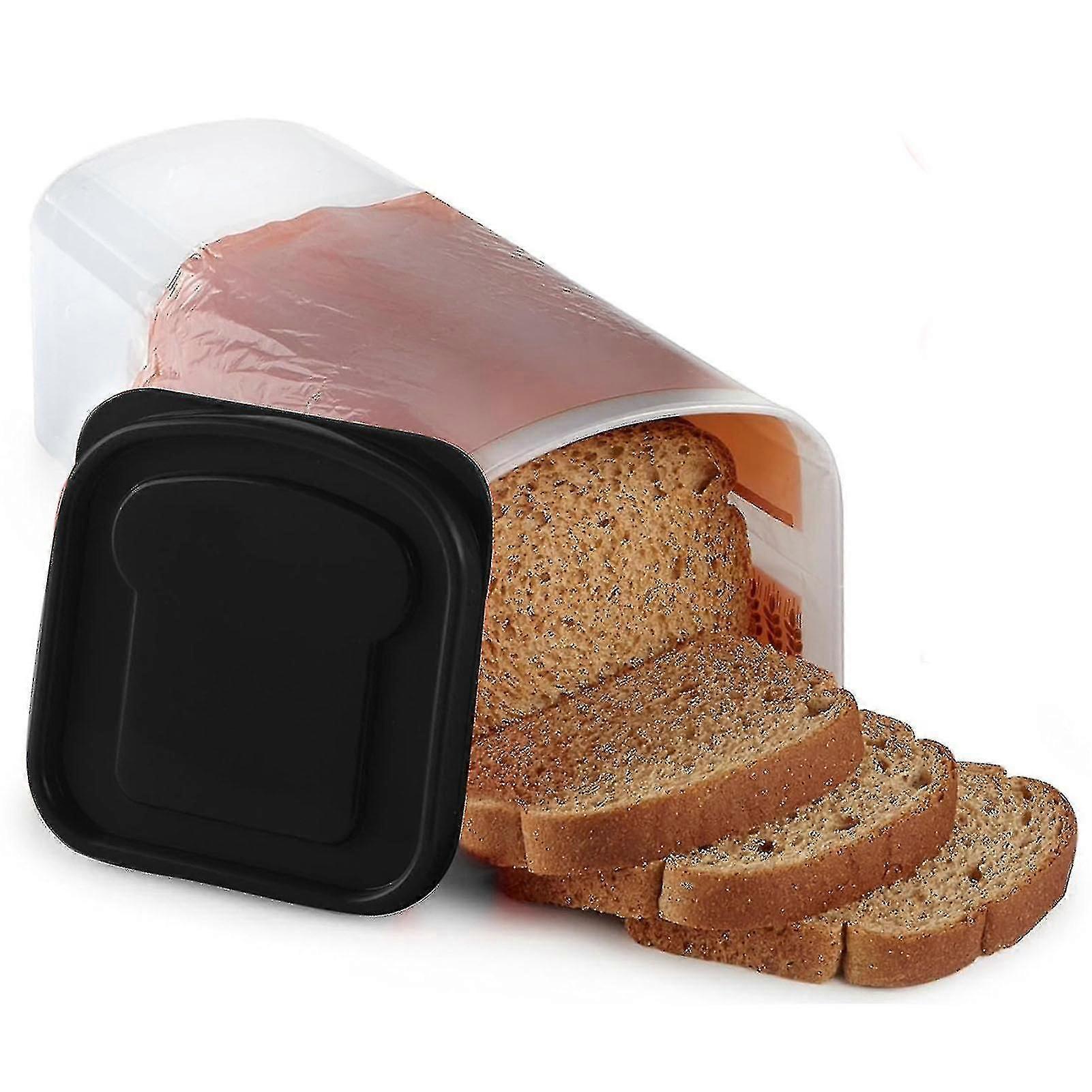 Clear Bread Loaves Keepers Keep Freshs Bread Bin Dispenser For Home Kitchen