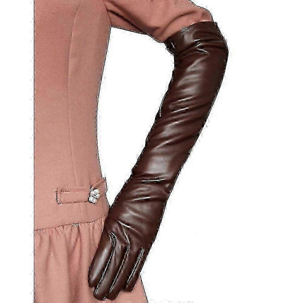 Handschuhe Damen Handschuhe Silky Futter Über Ellbogen Fäustling 50cm Onq