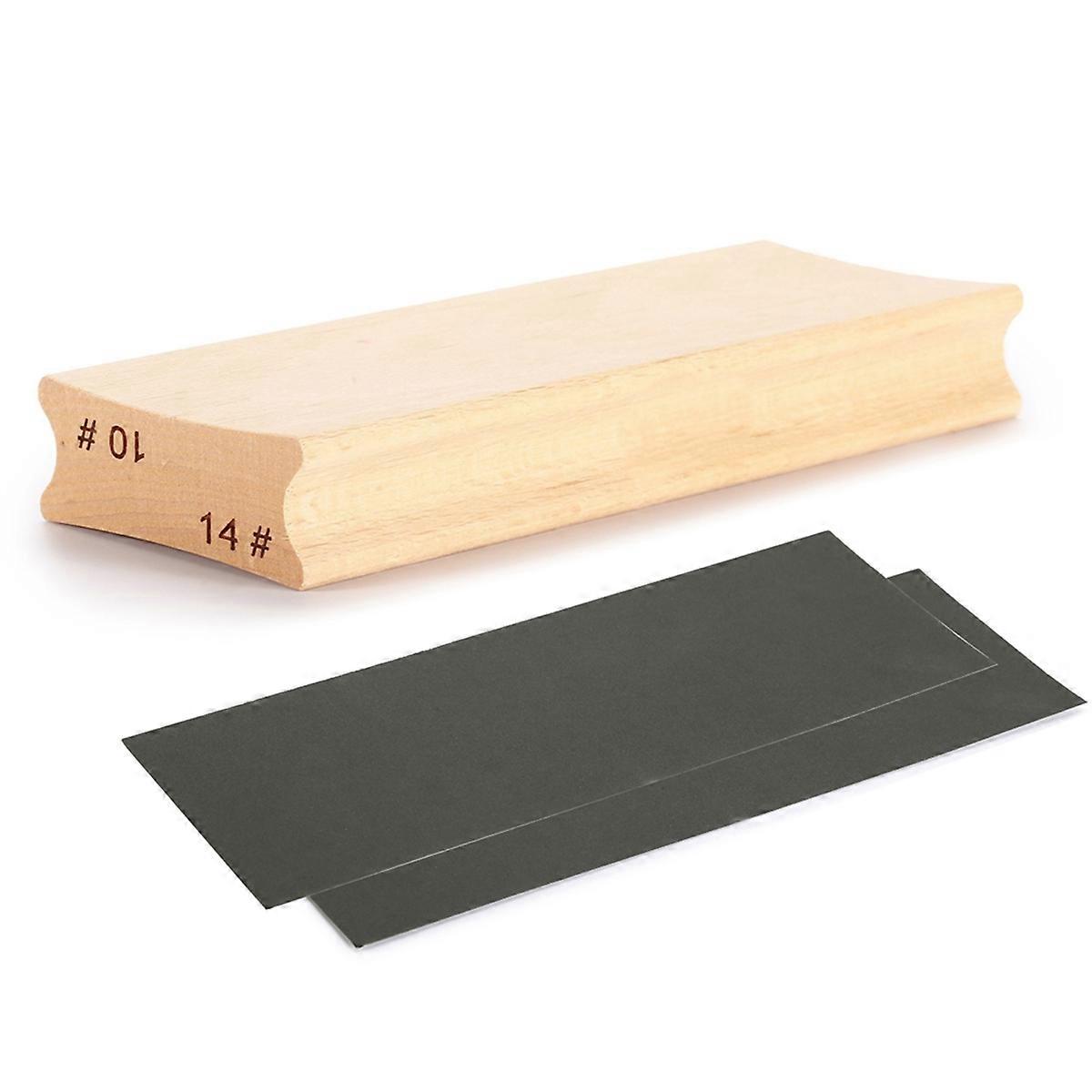 10 &14 Dual-purpose guitar fretboard radius sanding block