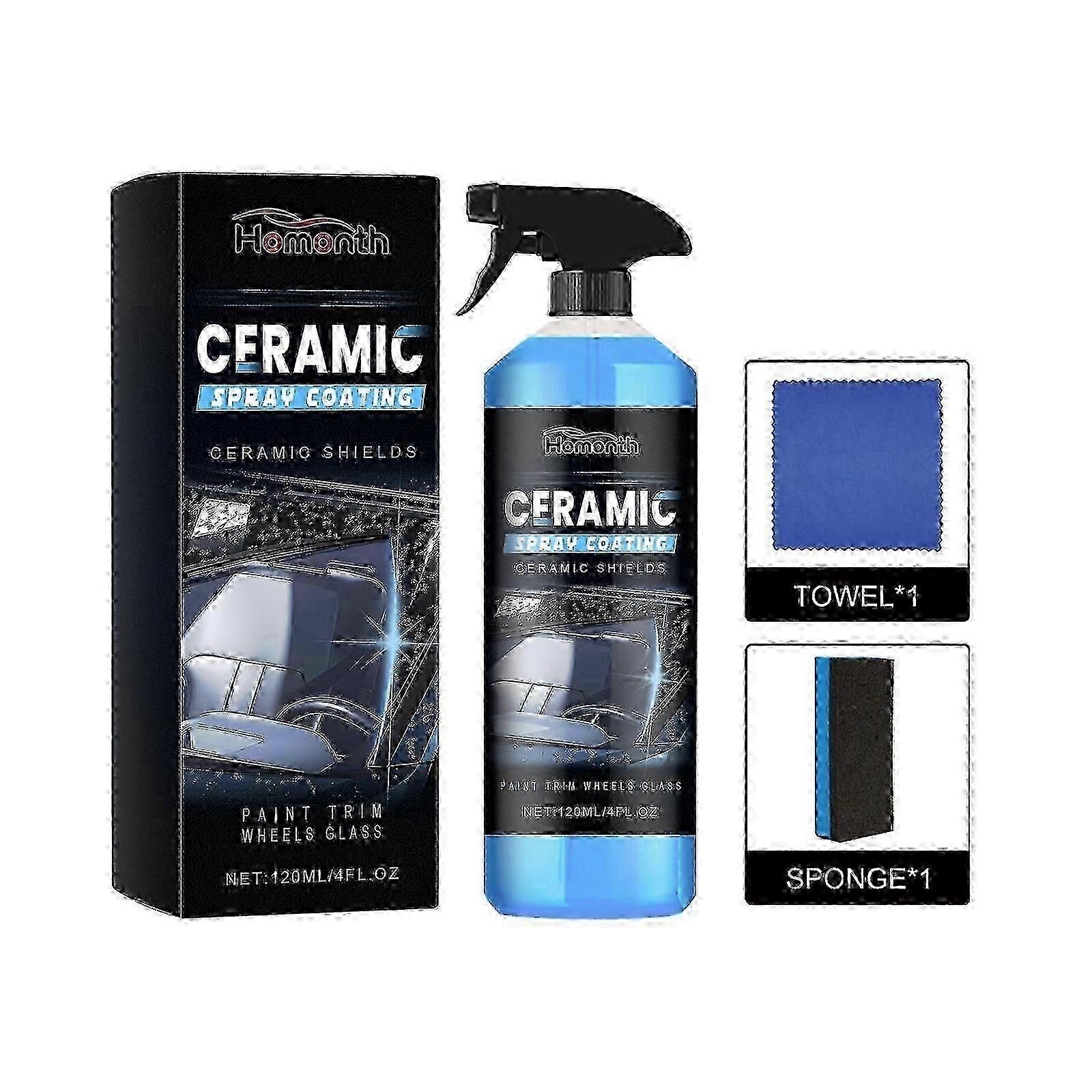 Ceramic Spray Coating, Window Front Windshield Stain Remover Oil Film Cleaner