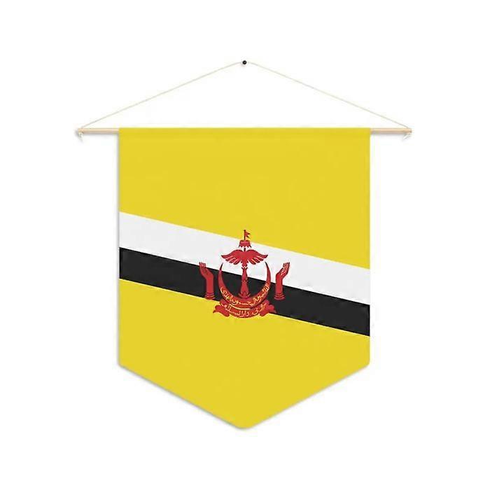 Flag - Brunei - 30 x 45 cm - Polyester - Double-sided printing - Accessories included