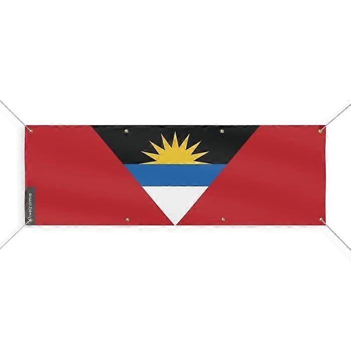 Antigua and Barbuda Flag Banner 8 Grommets 60x180 cm