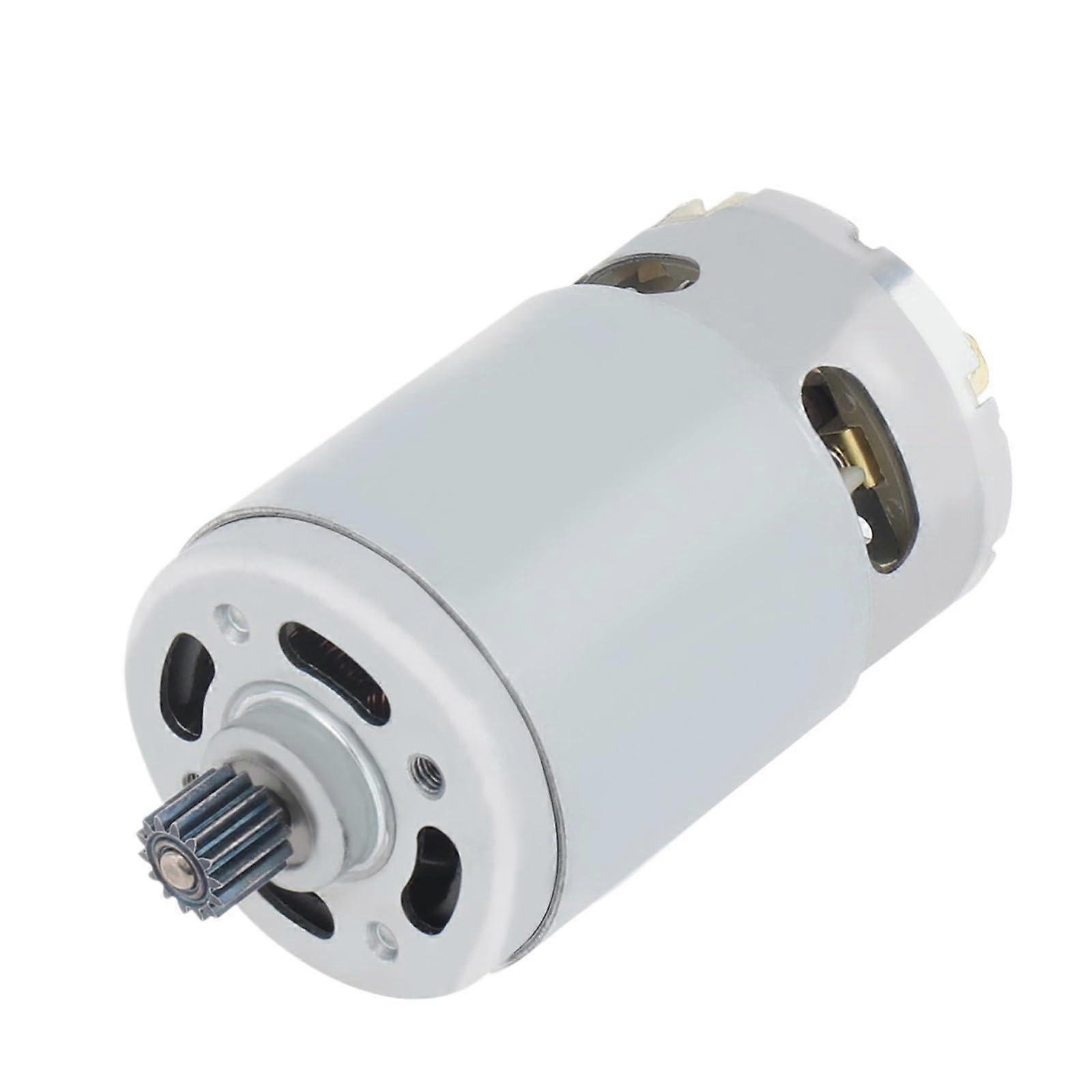 550 DC Motor 8.2mm Shaft 14 Tooth Gear 21V High Speed 25000RPM Electric Motor for Robotics and DIY Projects