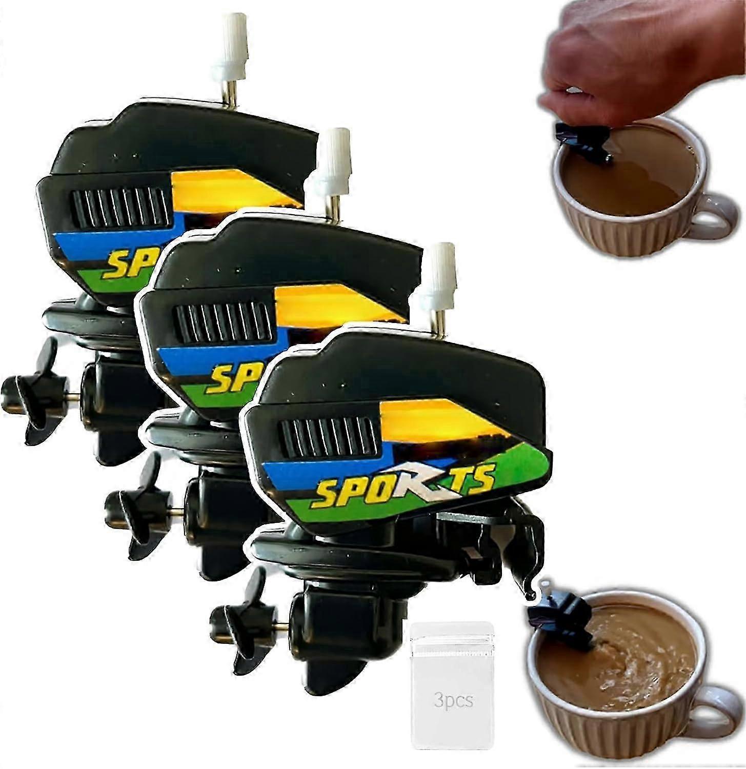 Boot Motor Kaffee Rührer, Boot Motor Kaffee Rührer, Neuheit Boot Motor Kaffee Mixer, Kaffee Rührer Elektrisch Mini, Kaffee Rührer Motorboot