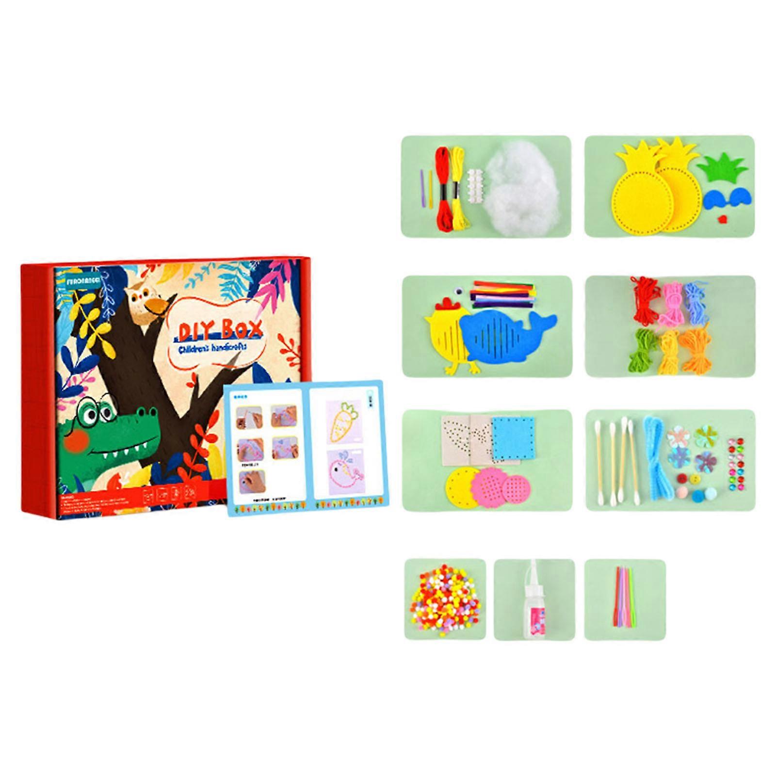 Soft Pipe Cleaners Set with Balls and Eyes Chenilles Stems Bend Stick Fuzzy Wire Stick Colorful Fuzzy Stick
