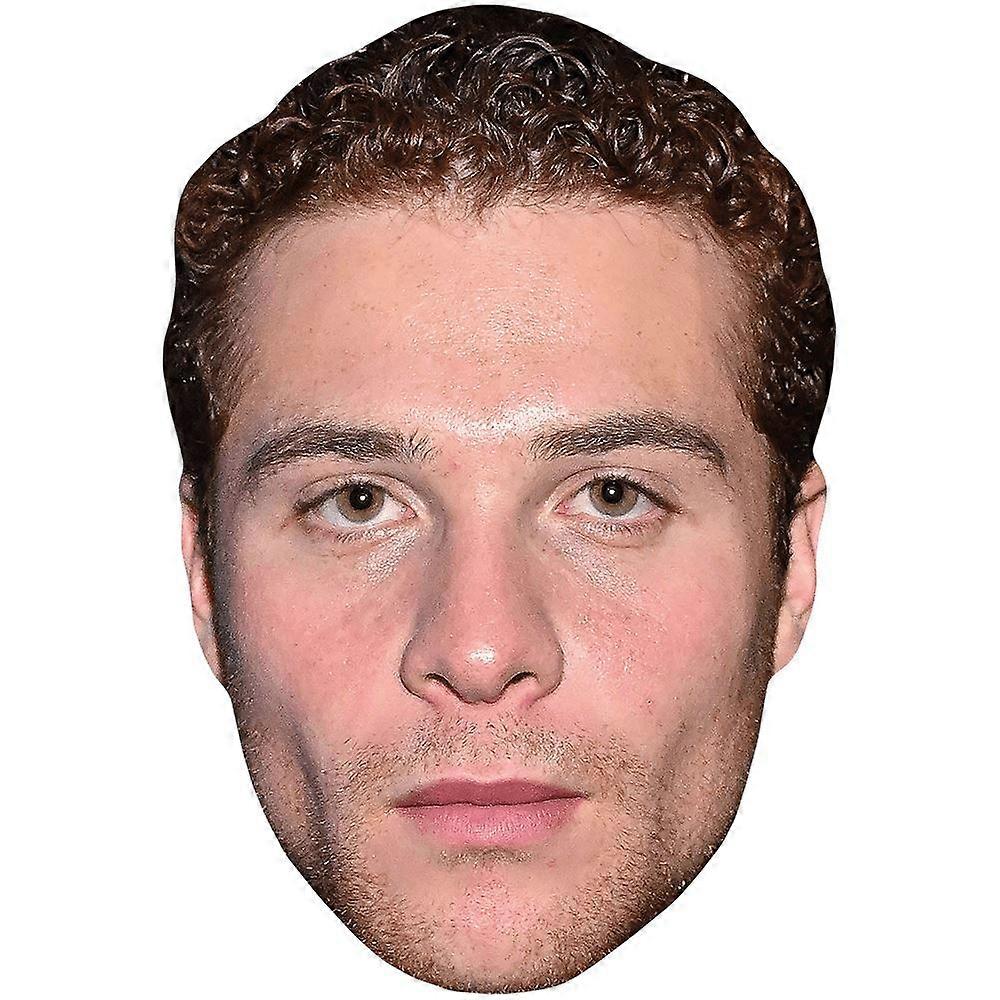 Oliver Blank (Stubble) Celebrity Mask, Flat Card Face