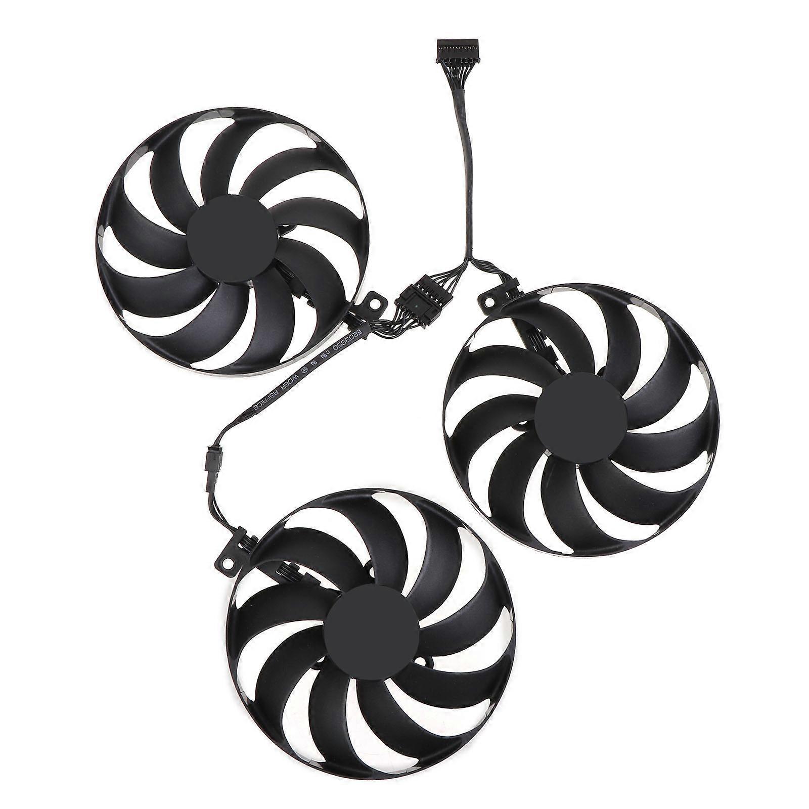 CF9010U12D 7PIN 12V RTX3080 GPU Cooling Fan for GeForce RTX 3060 Ti 3070 3080 3090 TUF OC GAMING Graphics Card Fan
