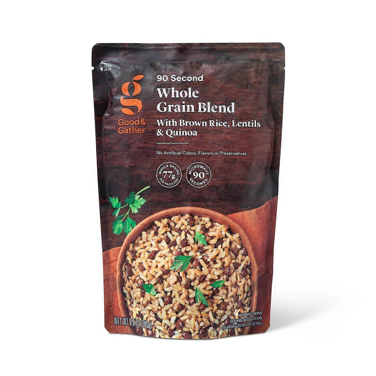 90 Second Whole Grain Blend With Brown Rice, Lentils & Quinoa - 8.8oz - Good & Gather™