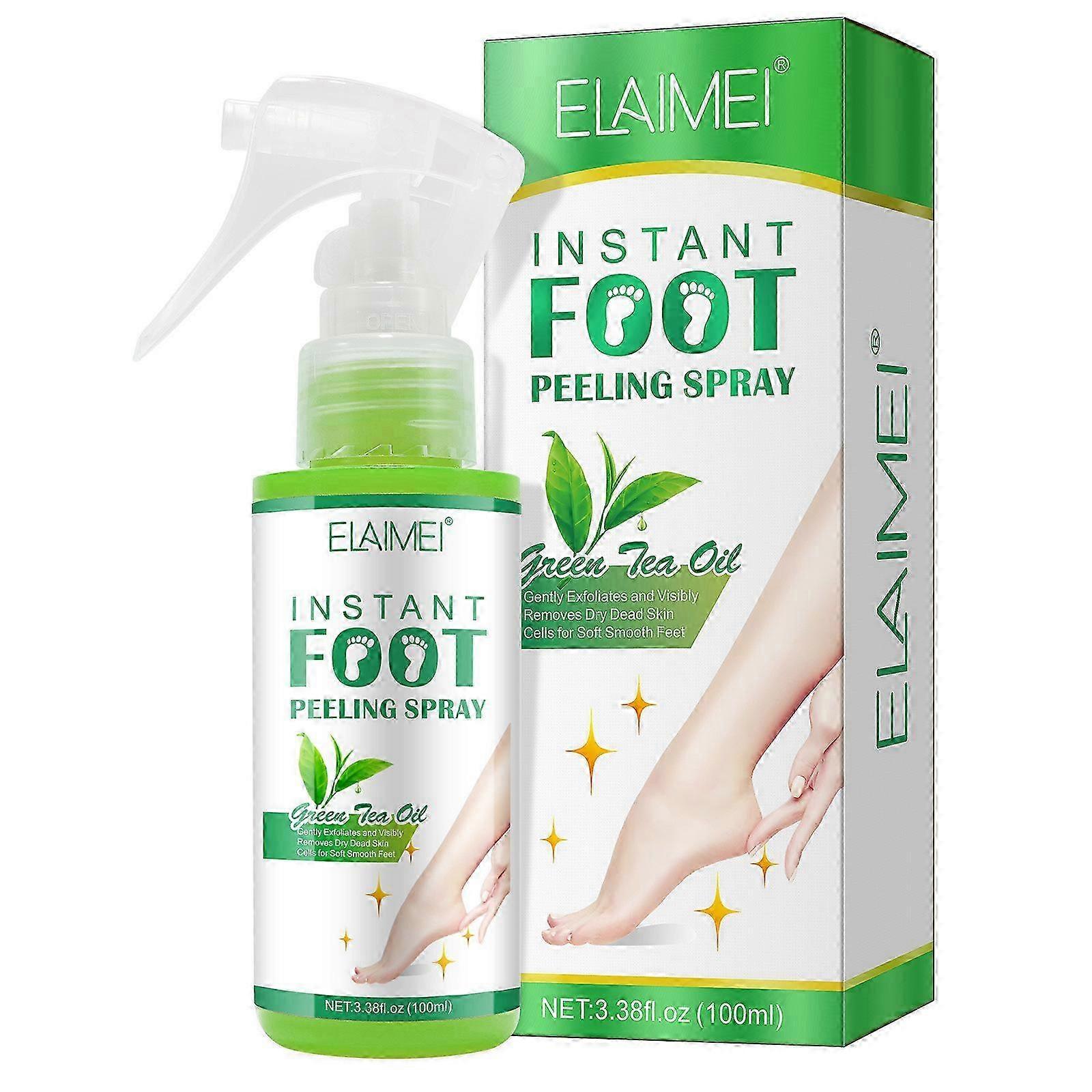 Foot Exfoliating Spray Gently Exfoliates Dead, Cleans, Deodorizes, Removes Calluses, Keeps Foot Soft And 2025