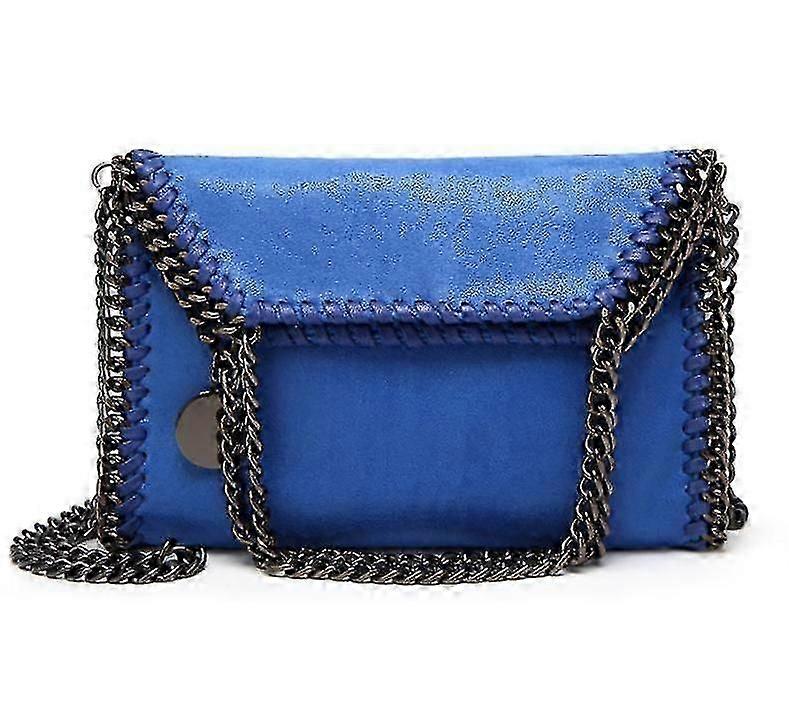 unbrand Luxe Classique Bleu Maléfique Oeil Bracelets Pour Femmes En Acier Inoxydable Chaîne À Maillo