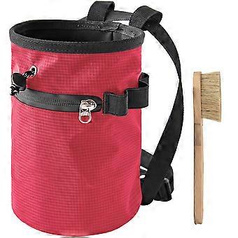 Rock Climbing Chalk Bag Outdoor Bouldering Magnesia Pouches Closures Bag Bouldering Chalk Bag  Climbing Equipment  Better color