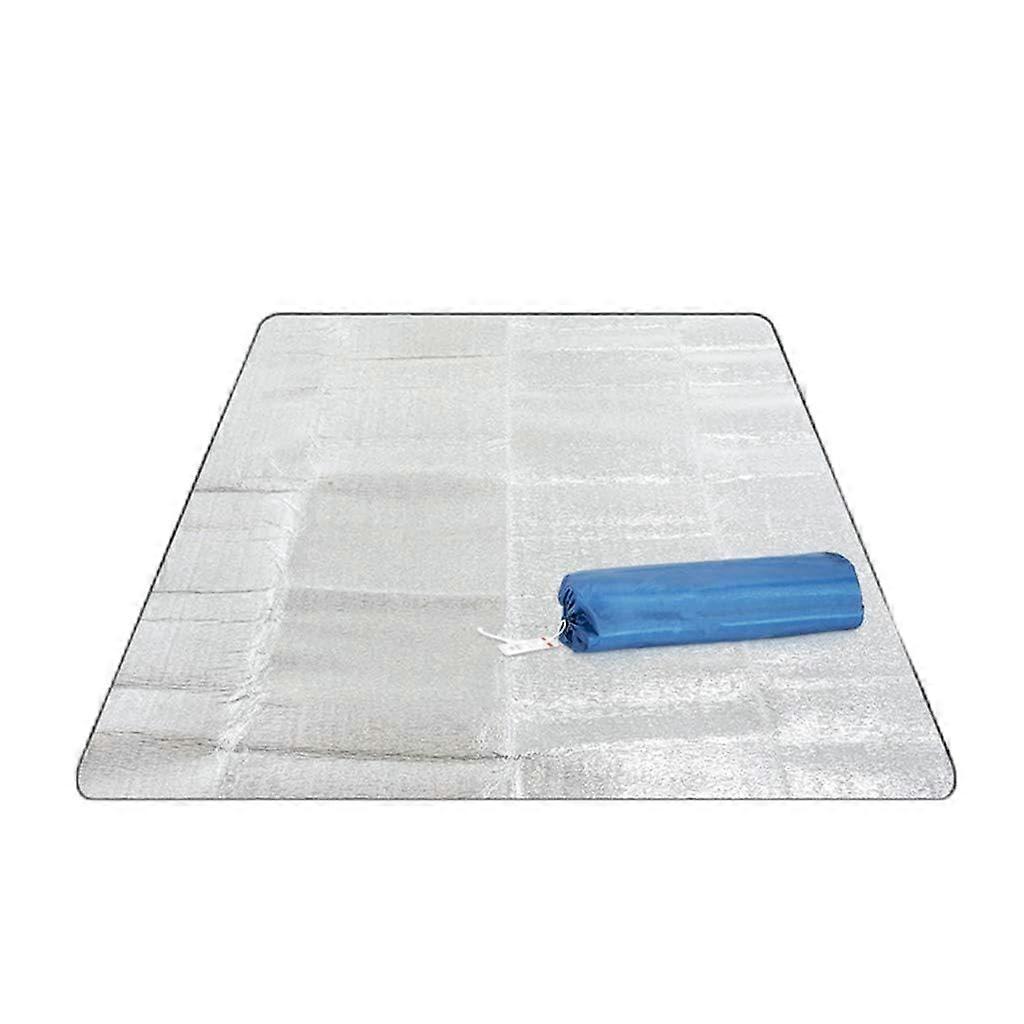 Double Sided Mattress Foldable Aluminum Sleeping Foil Blanket for Camping