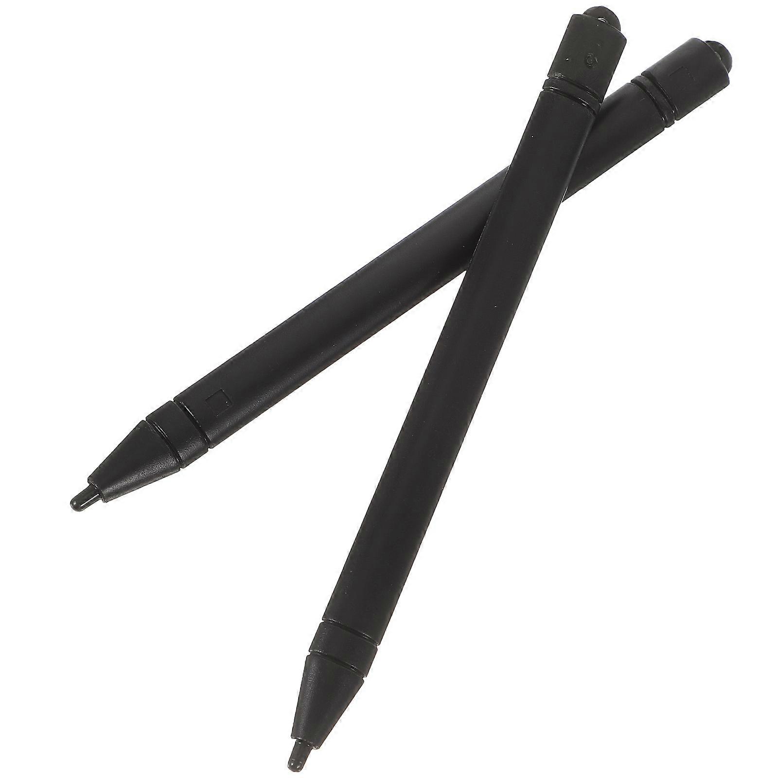 Digital Stylus Pen for LCD Tablets, 2pcs Writing Tool for Drawing, Design, and Editing, Compatible with Touch Screen Devices, Black