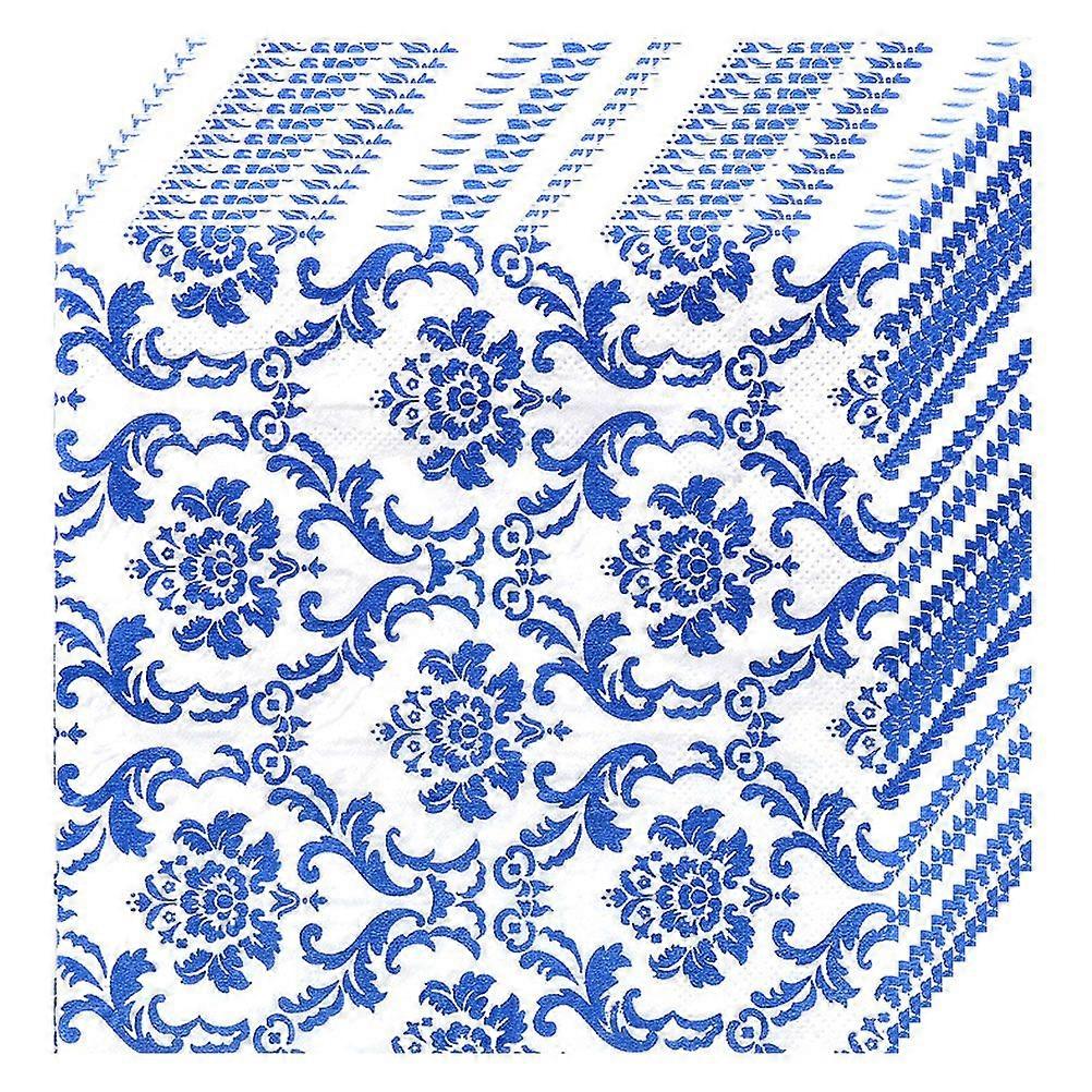 80 feuilles de serviettes en papier délicates, serviettes décoratives pour les fêtes, serviettes de bureau pour hôtel