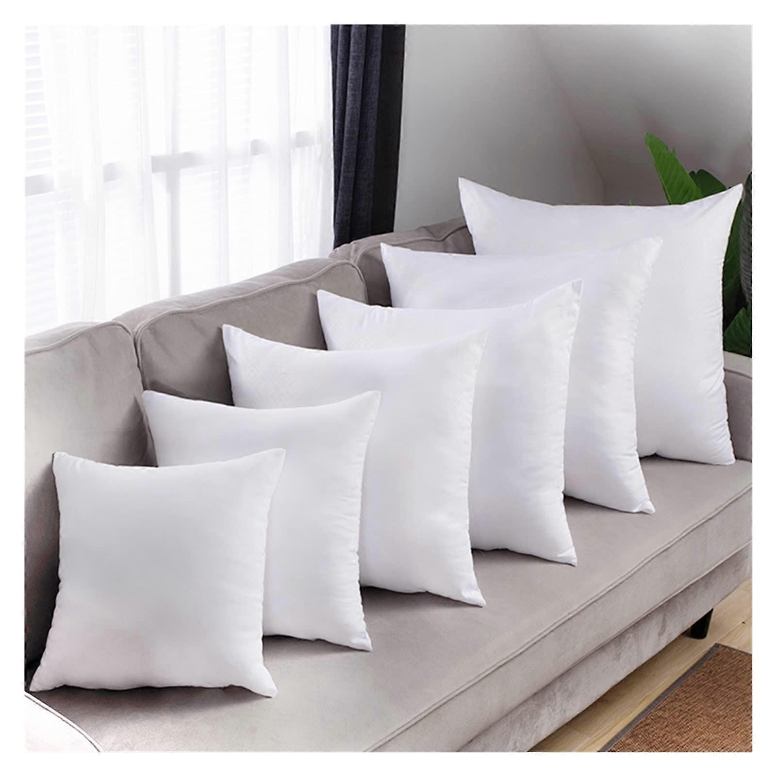 Cushion Inner Filling Cotton Insert for Square Sofa and Car, White 35 x 35 cm Cushion Core