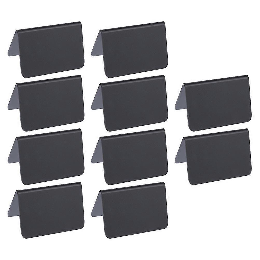 Desktop Message Board Wedding Signs Acrylic Material 10Pcs Black