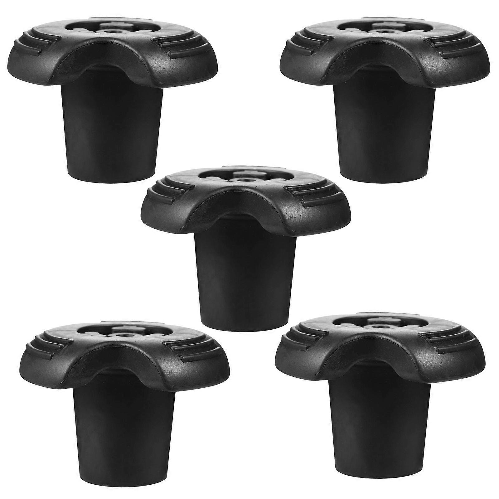 Rubber Tips For Canes Walking Replacement Tips Noise Reduction 5Pcs