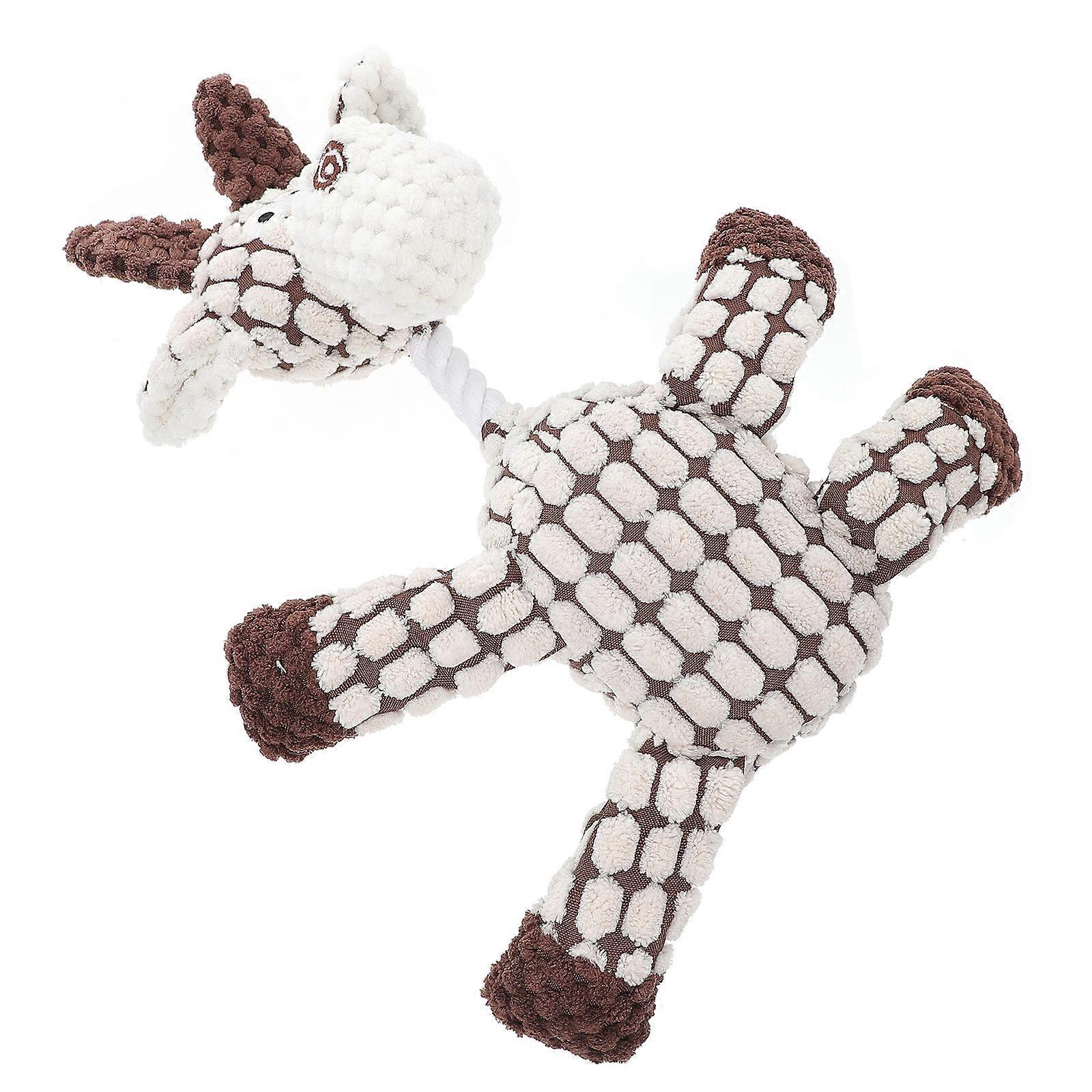 犬の咀嚼遊び道具きしむロバの形の咀嚼玩具の歯の歯の粉砕トウモロコシ繊維23X13X6CM 1Pc