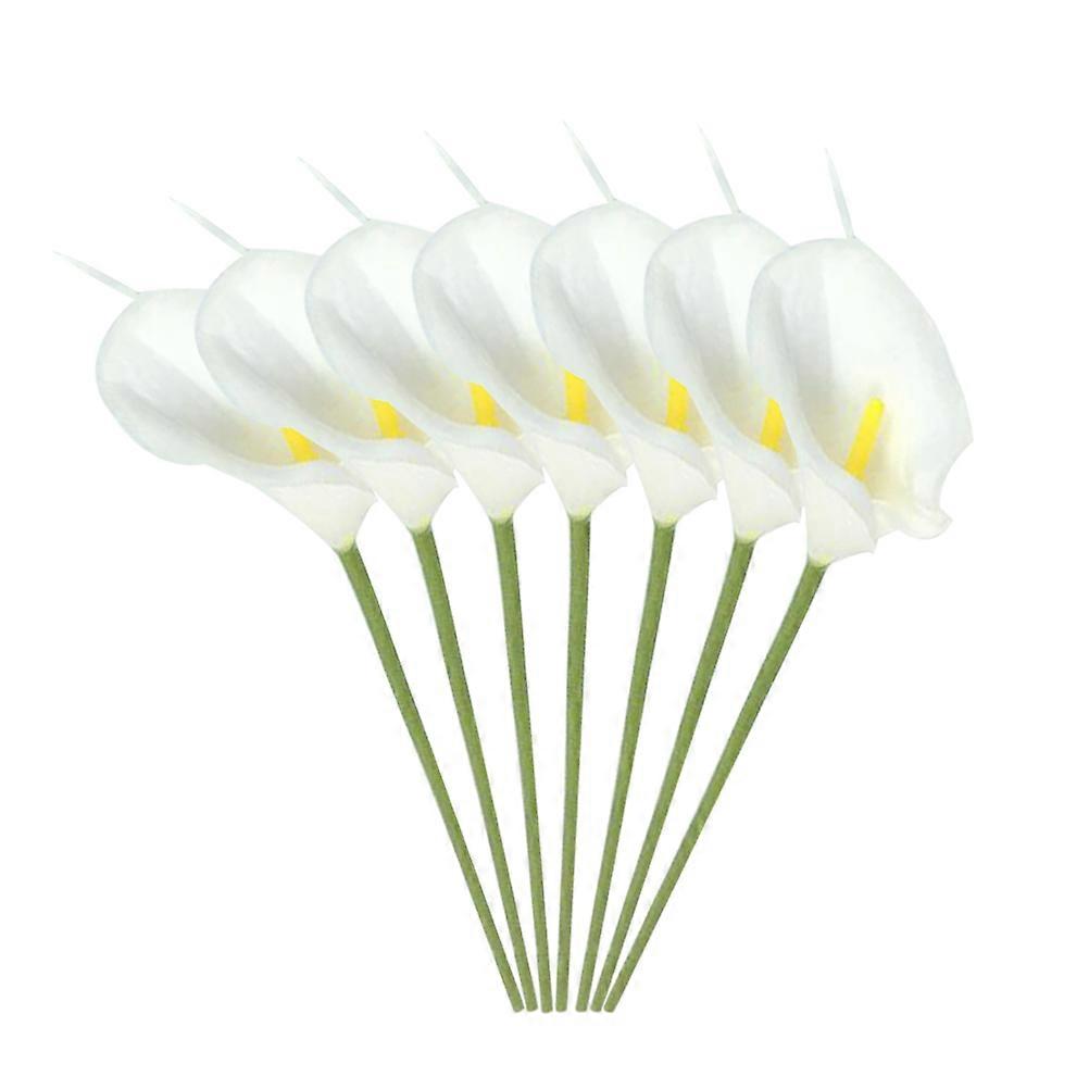 Simulation Flower Bouquet Artificial Lily Bouquet For Home Decoration Realistic Looking Lily Shape 7Pcs