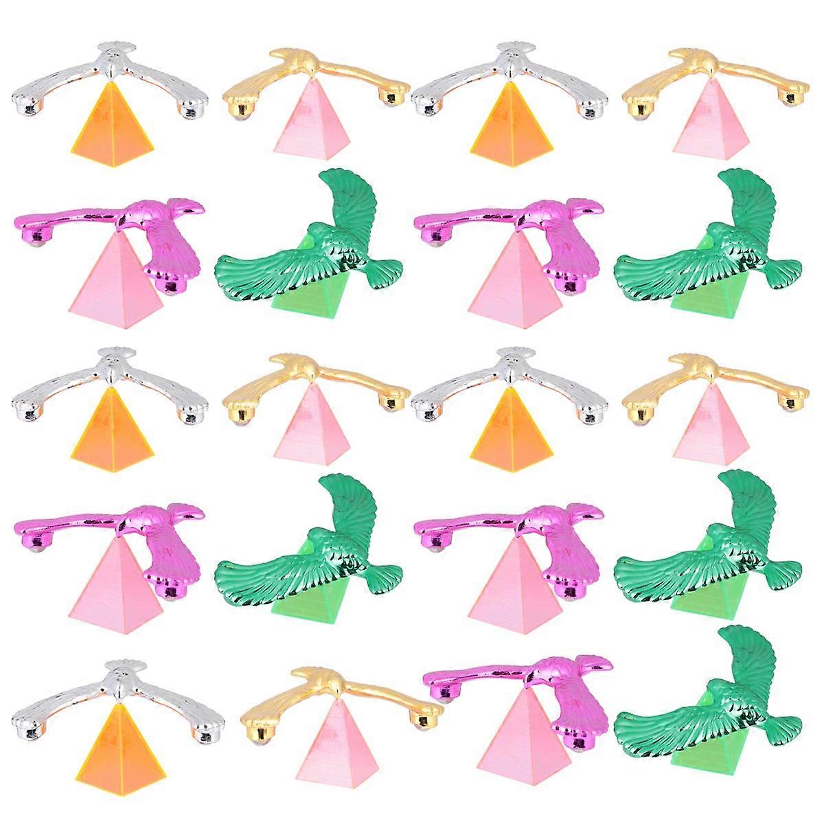 Balancing Eagle Toy Plastic 20 Sets Educational Tool Gravity Demonstration 8X6.5CM