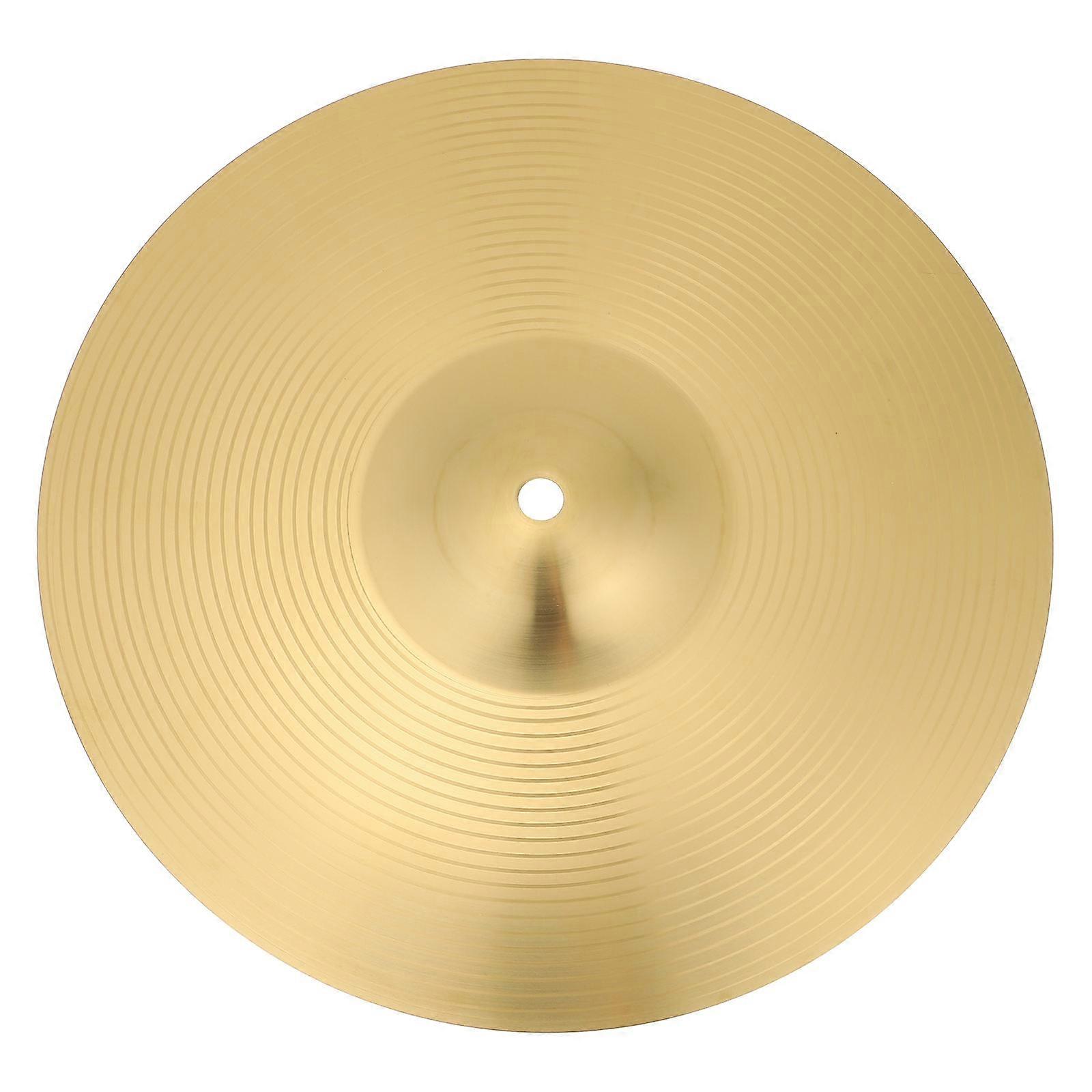 Splash Cymbal For Drum Practice Replace Old Cymbals Round Style Golden 12 Inch 1Set