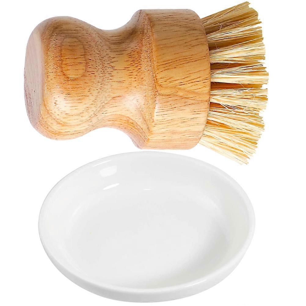 Kitchen Scrub Brush for Dishes Multi Functional Base Brush Housework Cleaning Pots and Pans 1Set