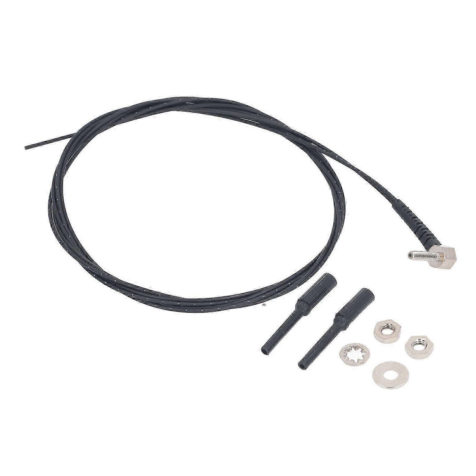 Fiber Optic Sensor 0 to 530mm Detection Range M3 Reflective Type Optical Fiber Probe Sensor Cable