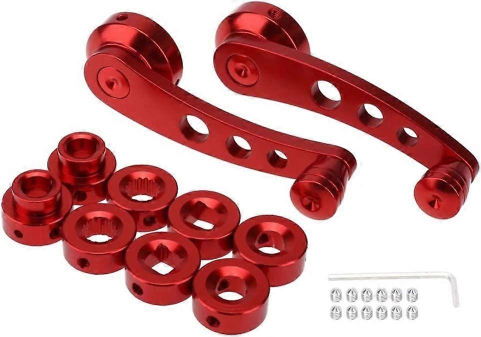 Window Opener Crank Handle Kit,Window Crank Handle Kit,Universal Window Kit Crank Window Aluminum Car Door Window Winder Crank Riser Replacement Handl