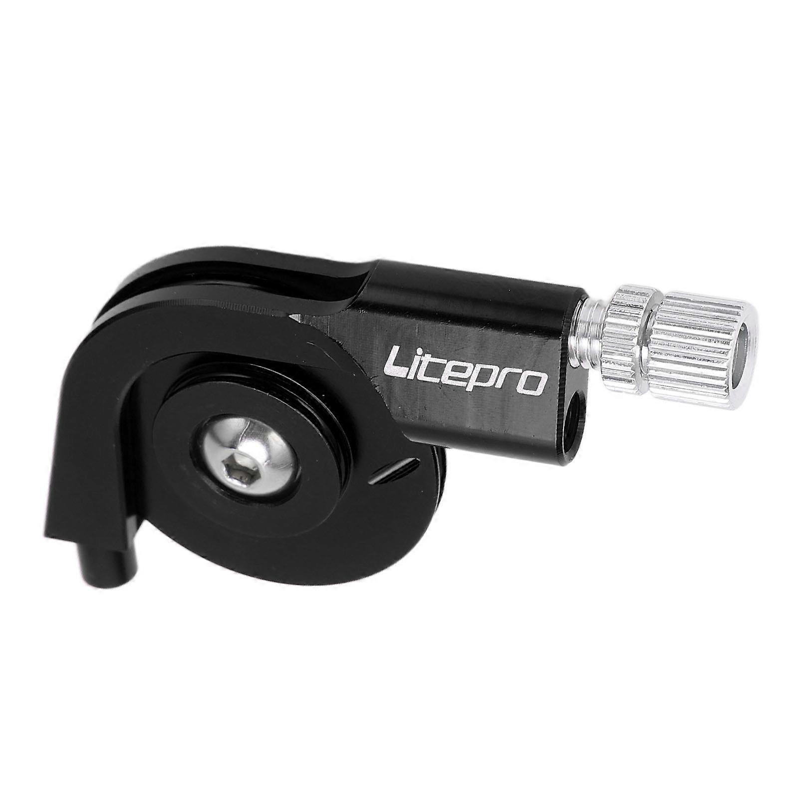 V Brake Stroke Converter Aluminum Alloy CNC Machining V Brake Caliper Regulator for Road Cycling Black