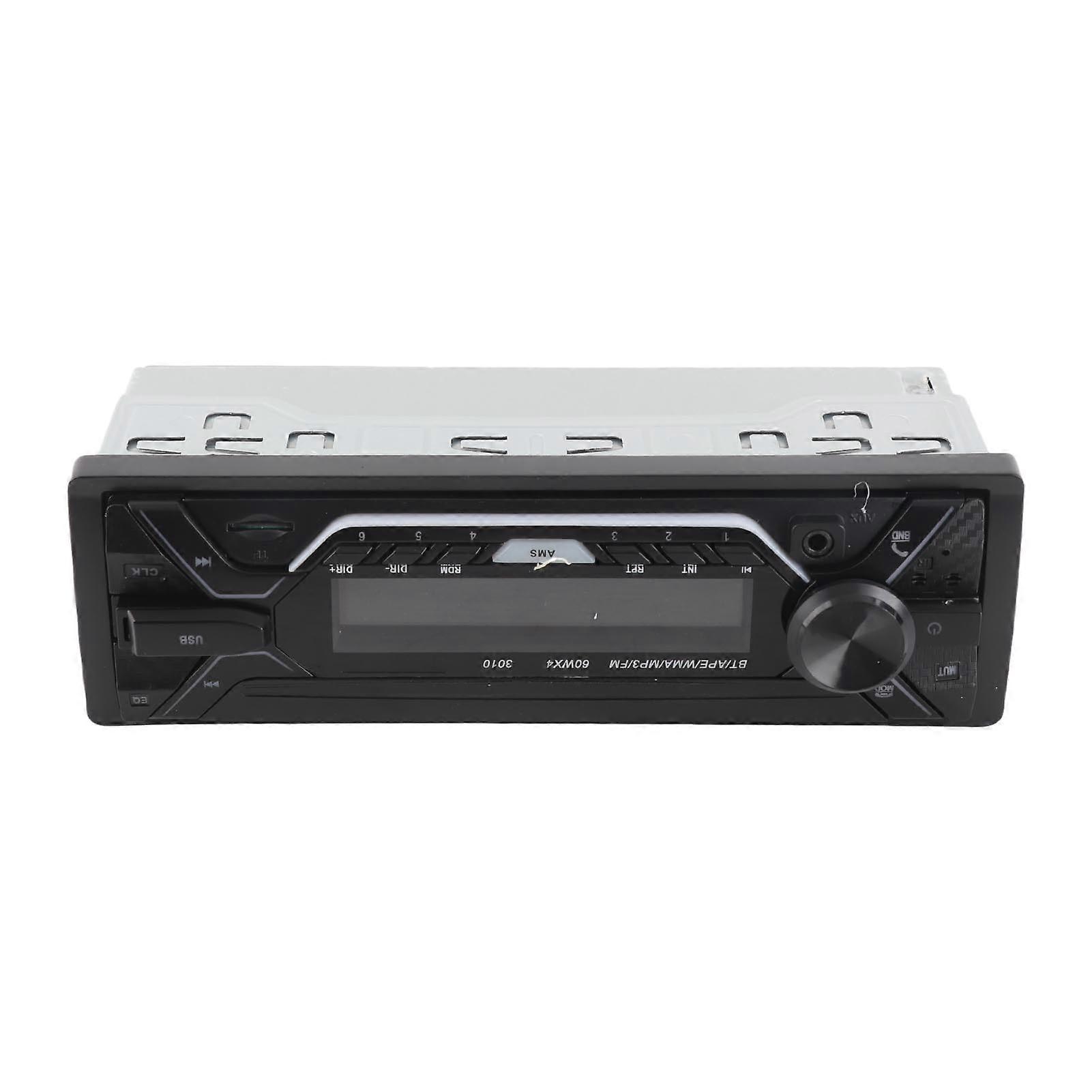 Bluetooth Car MP3 Player FM Radio Receiver Single DIN 12V/24V with Adjustable Backlight