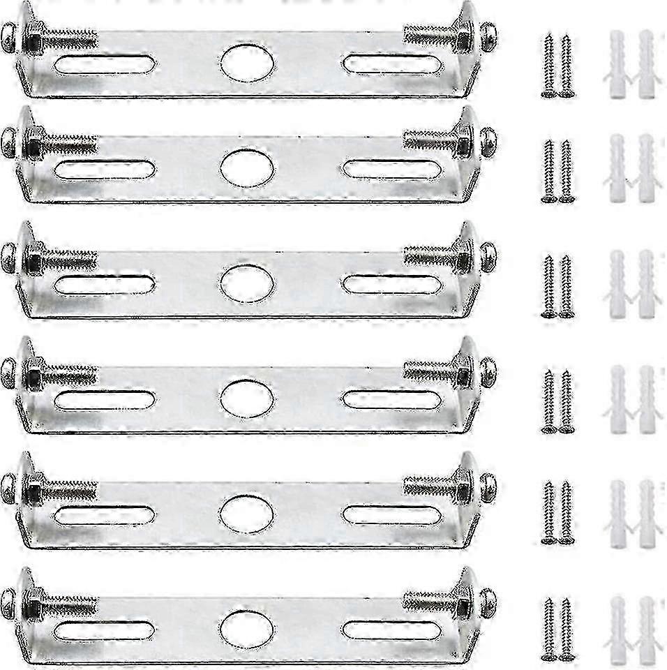 6 Pieces Ceiling Light Fixture Bracket Compatible with Various Fixtures Ceiling Light Plate Holder with Screws for Ceiling Accessories Light
