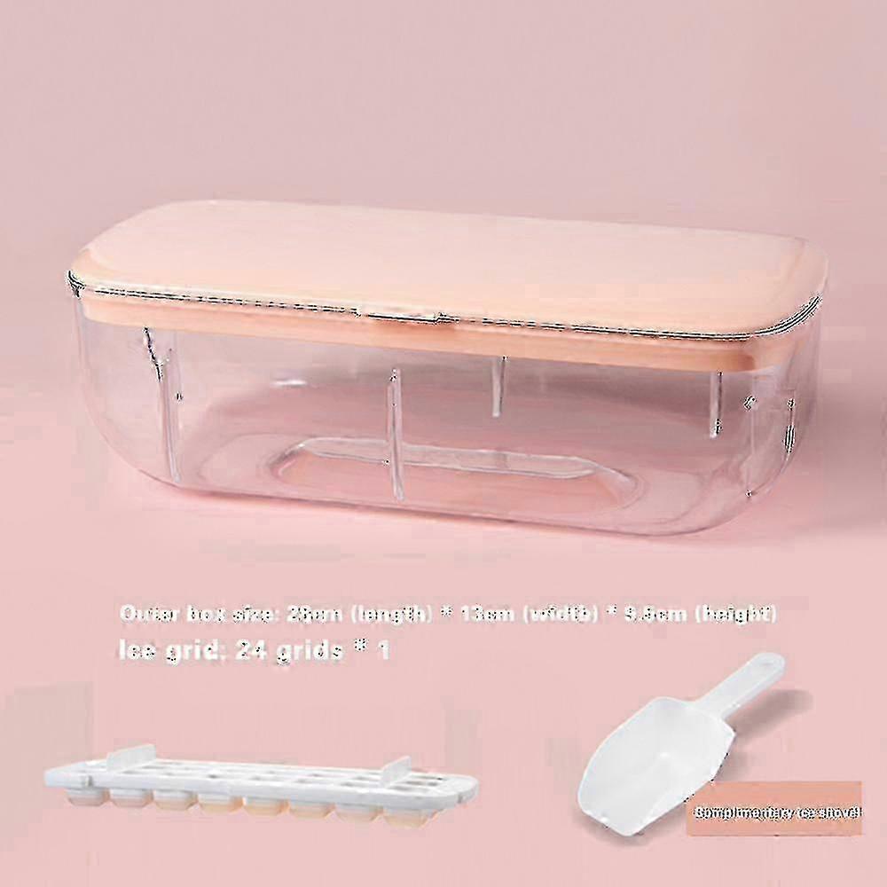 Ice Tray With Lid And Storage Bin for Easy Ice Release