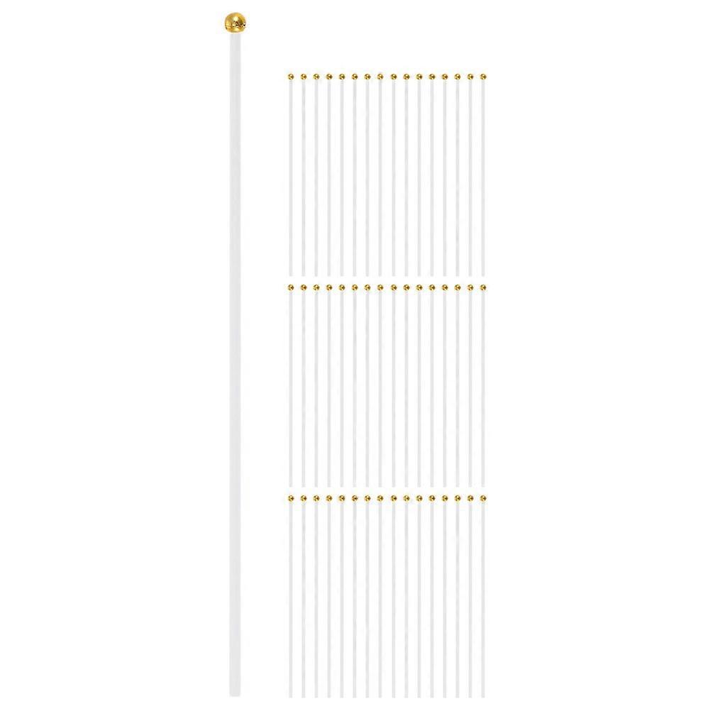 Small Flag Pole Durable Plastic Material Fix Flags Easily Ideal for General Users 120Pack