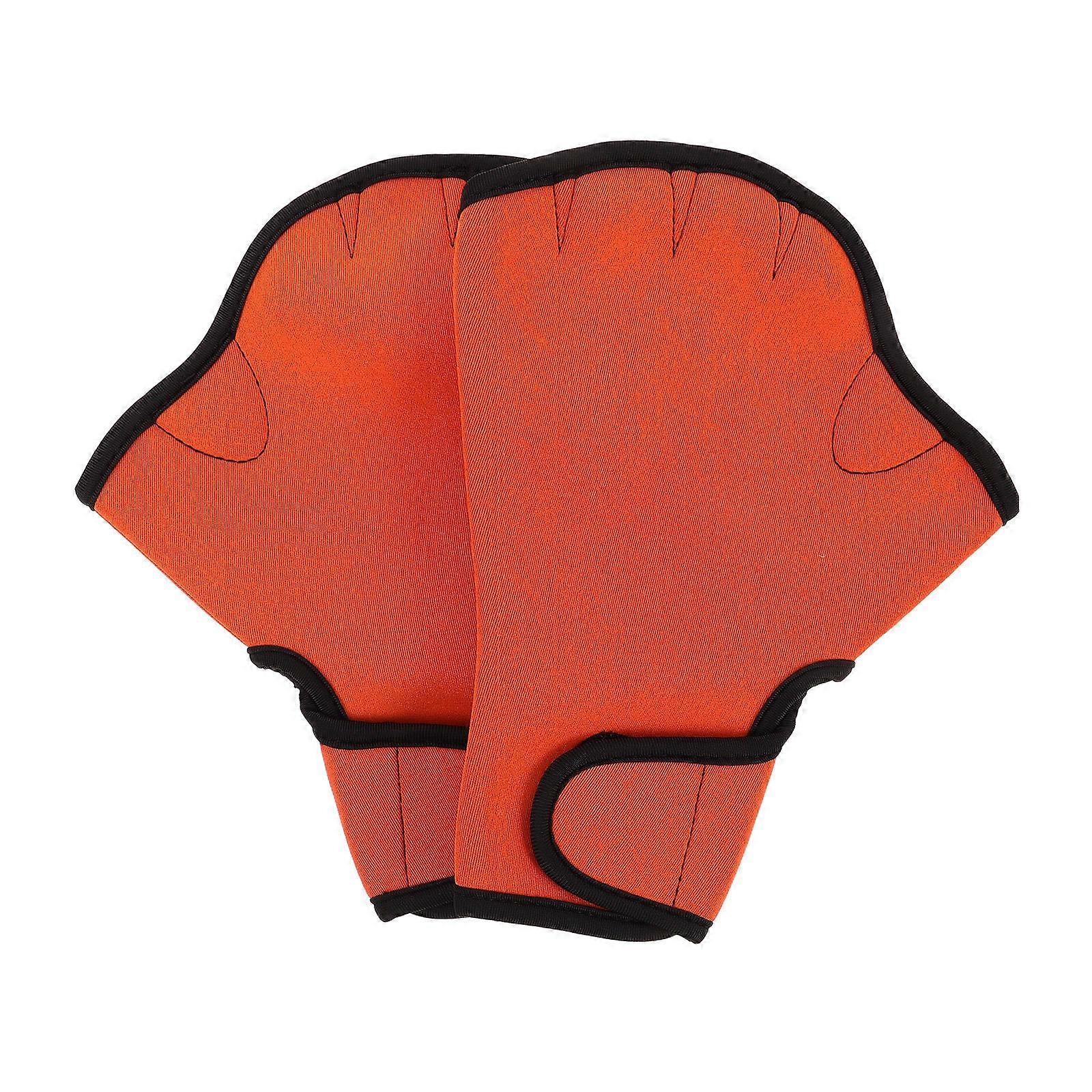 قفازات اليد السباحة معدات الرياضات المائية المجاذيف للياقة البدنية المائية قفازات المقاومة للسباحة الغوص الغطس صيد الأسماك 2 قطعة