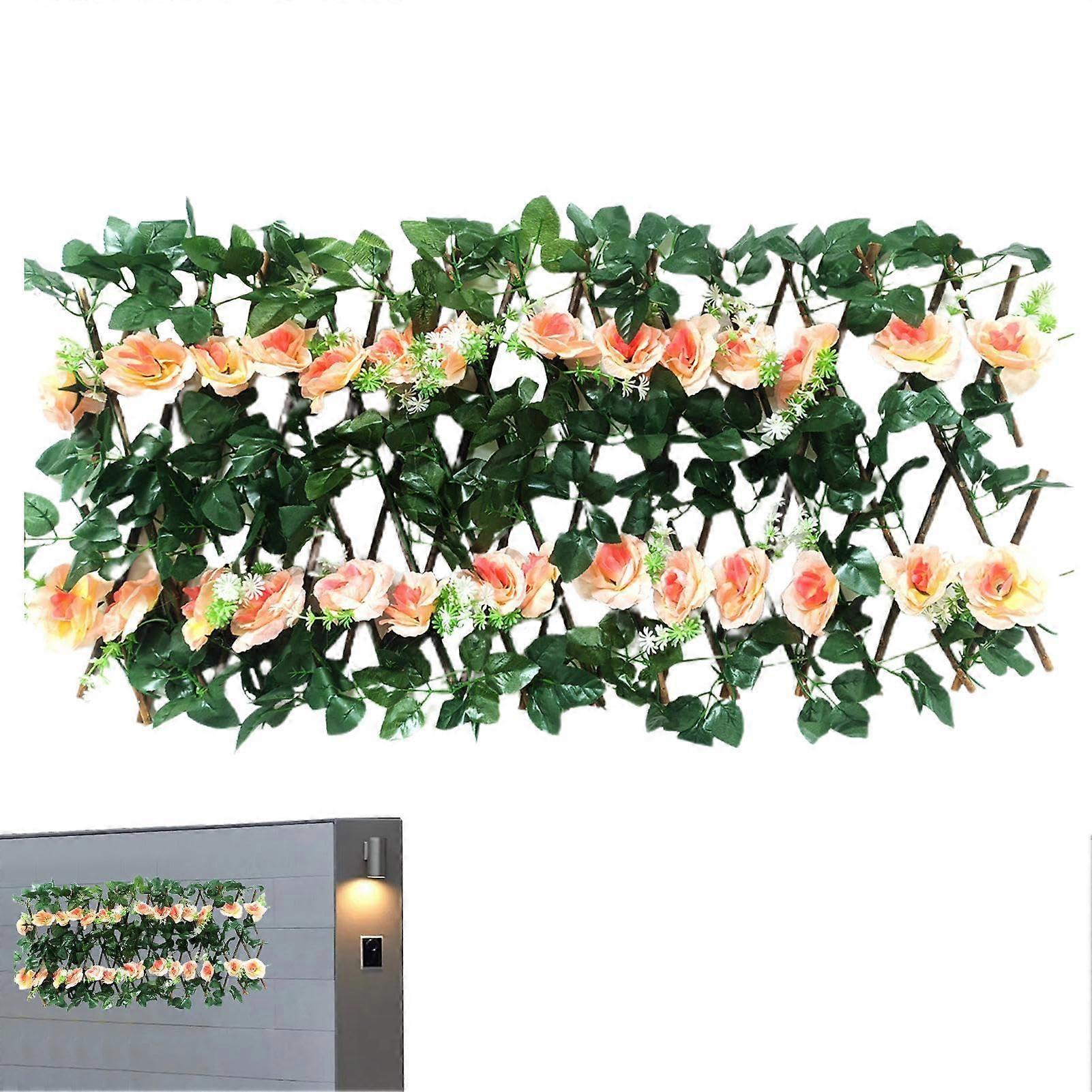 Artificial Ivy Privacy Fence Artificial Leaves Wall Green Hedge Plant Expandable Fence Privacy Screen