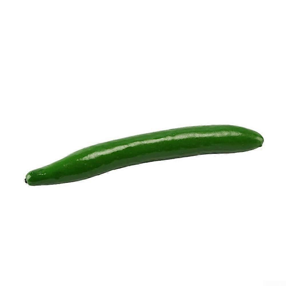 Lifelike artificial cucumber model, realistic foam vegetable for photography and home decoration