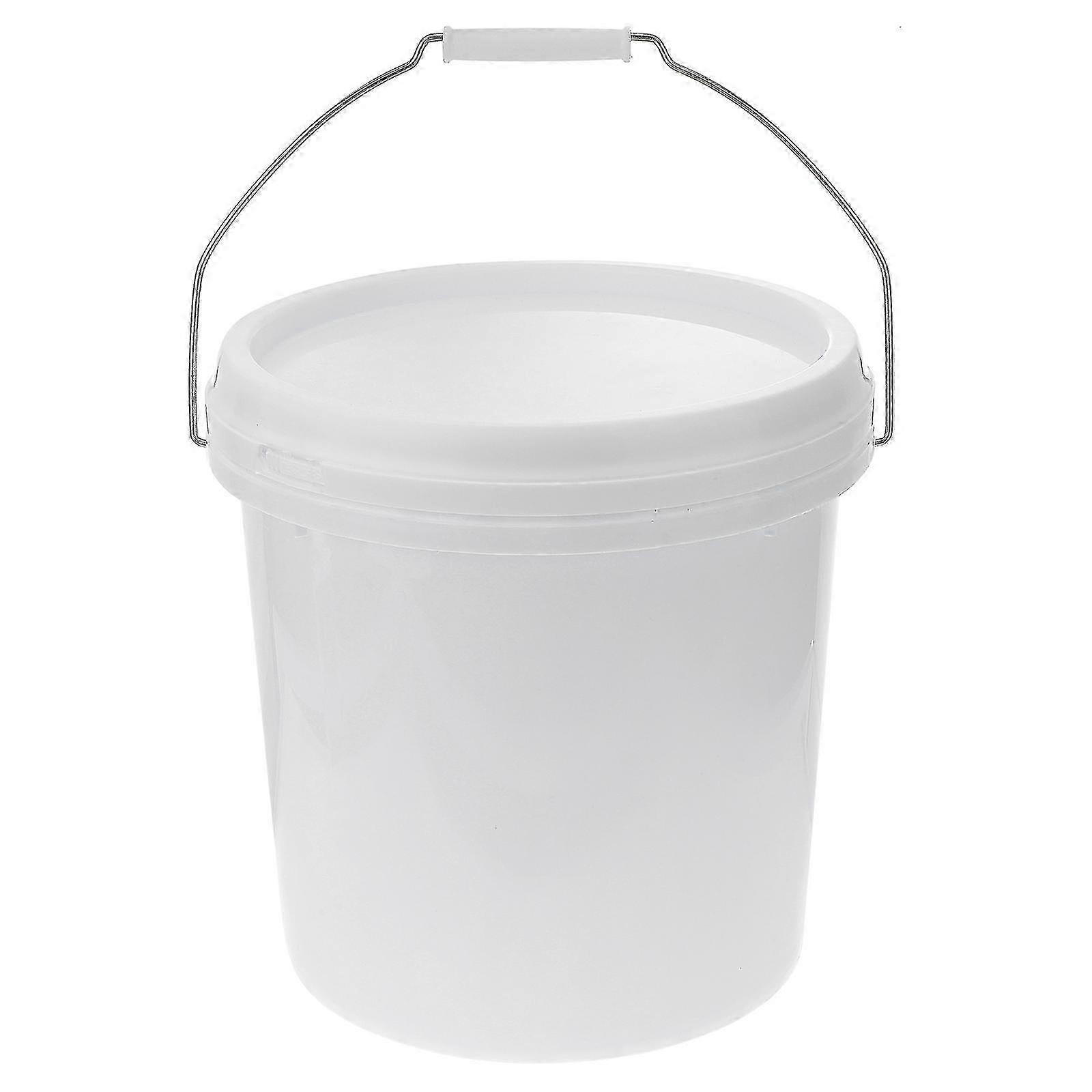 Utility Bucket with Lids - Empty Paint Bucket, Plastic Water Container