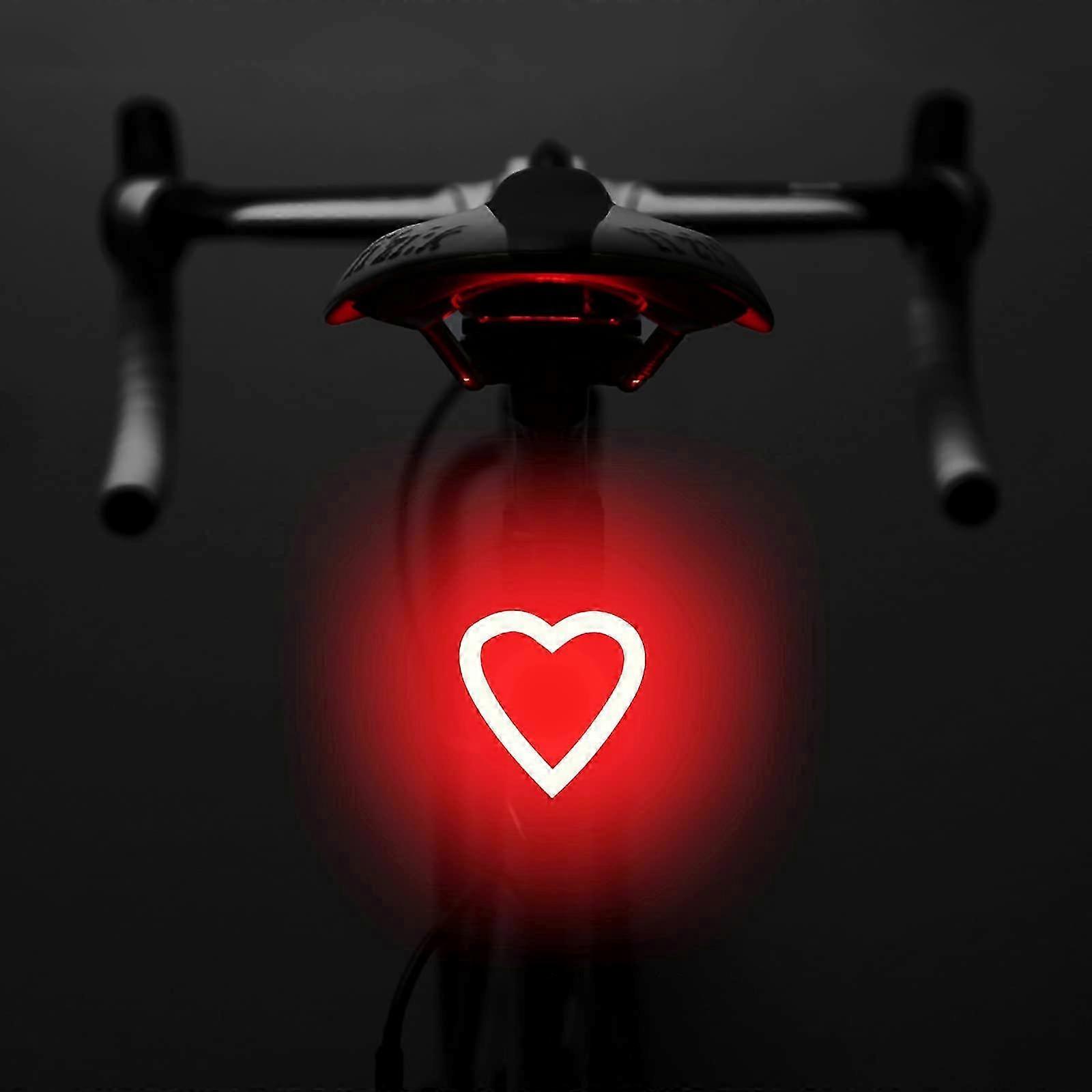 USB Rechargeable Bike Tail Lights Suitable for Night Riding to Enhance Cycling Safety and Visibility