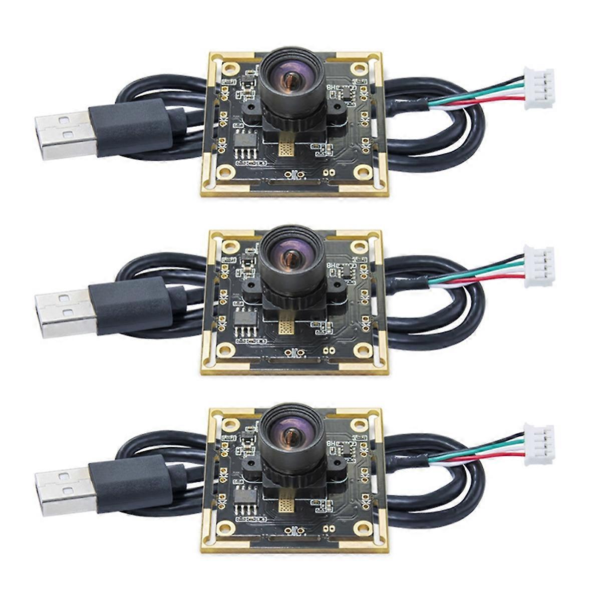 3PCS OV9732 Camera Module 1MP 1280x720 30fps USB Free Driver Manual Focus with 1 Meter Cable for WinXP/7/8/10