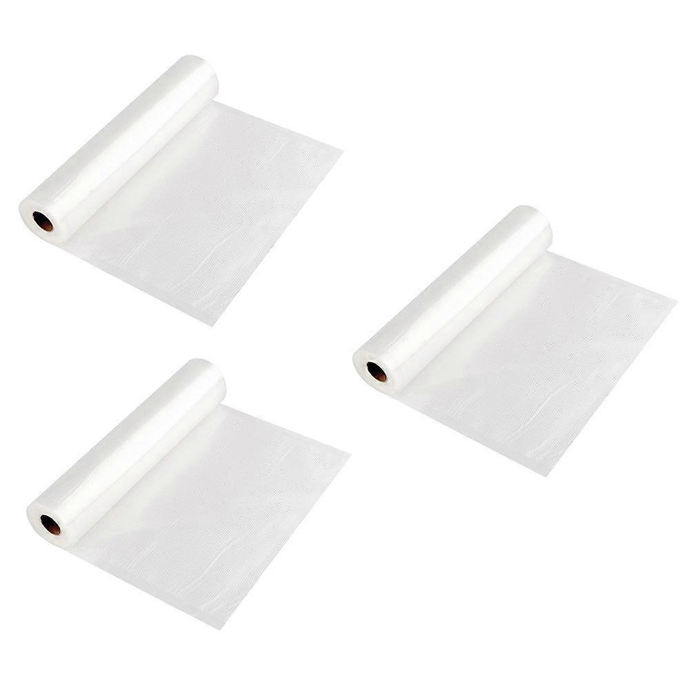 Vacuum Sealer Bags for Storage Use Food Grade PA PE Material 3 Rolls White