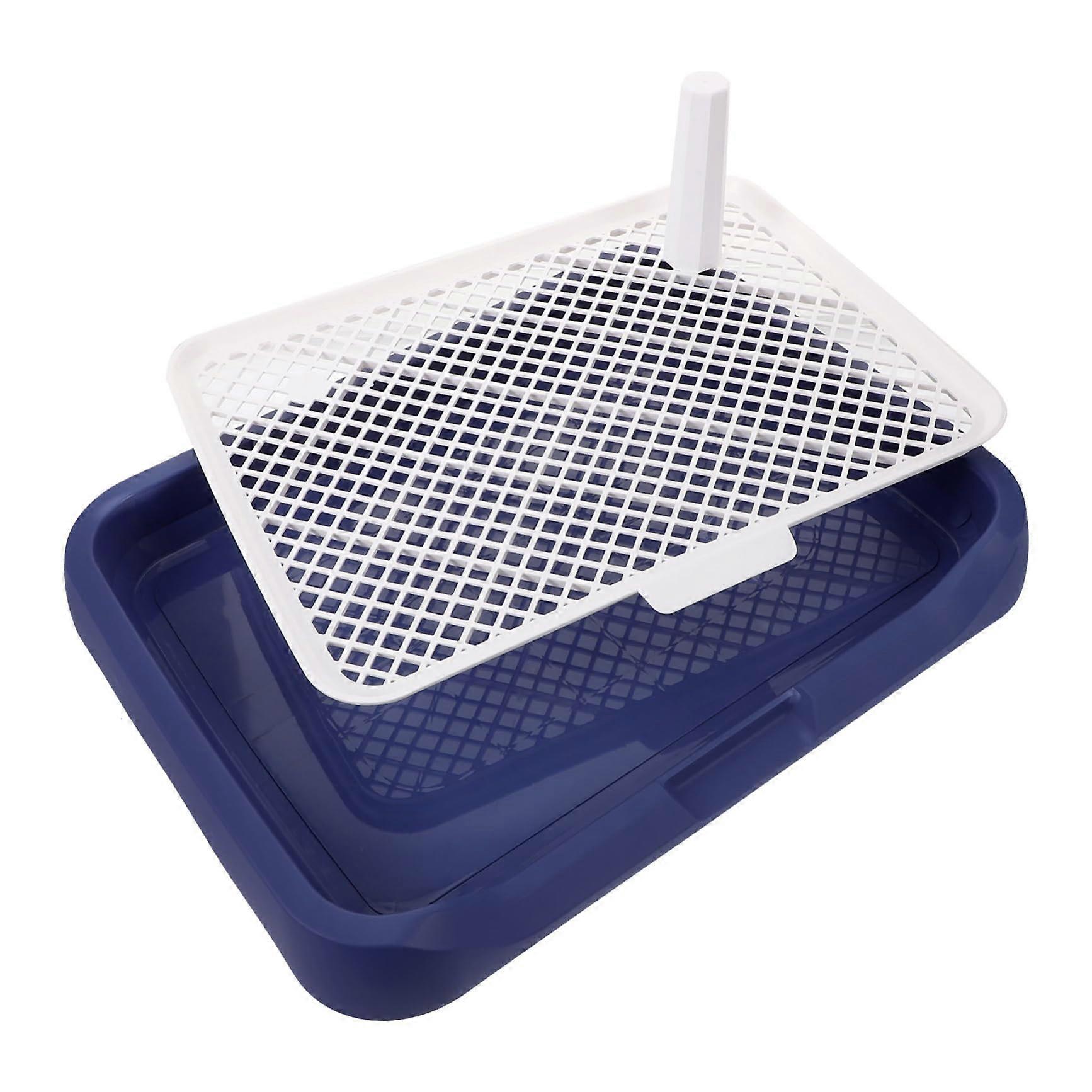 Dog Toilet for Indoor Use, Non-Slip Design, Large Capacity for Puppies and Small to Medium Breeds, Splash-Proof Bowl