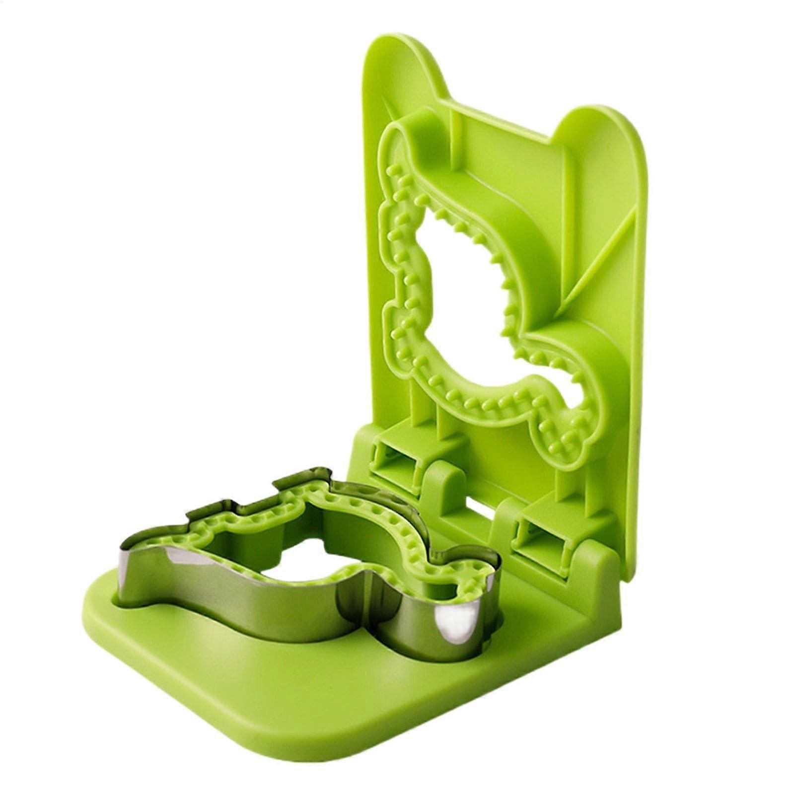 Crust-Proof Sandwich Cutter, Made Of PP, Ki Green, Crustless Sandwich Maker, Bread Pancake Maker, Biscuit Cutter
