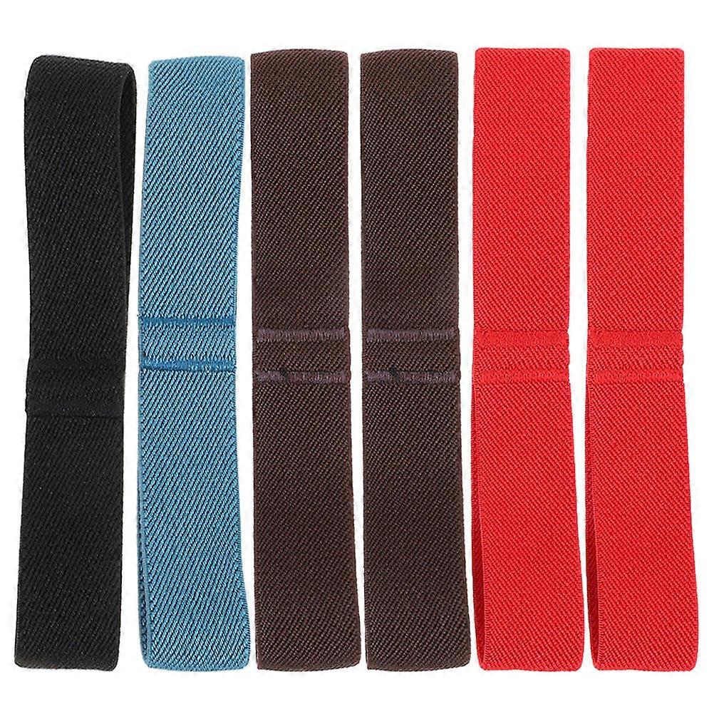 6pcs Elastic Straps for Lunch Box Organization Nylon Fixing Bands for Food Container Holders