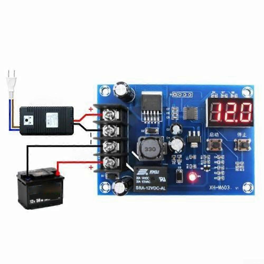 XH-M603 Charging Control Board 2-Channel Li-Ion Battery Charger Module CC/CV DC Input